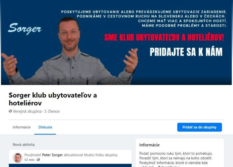 Sorger klub ubytovateľov a hoteliérov