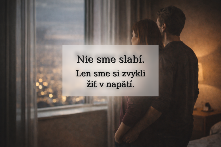 dvojica pri okne - život v napätí